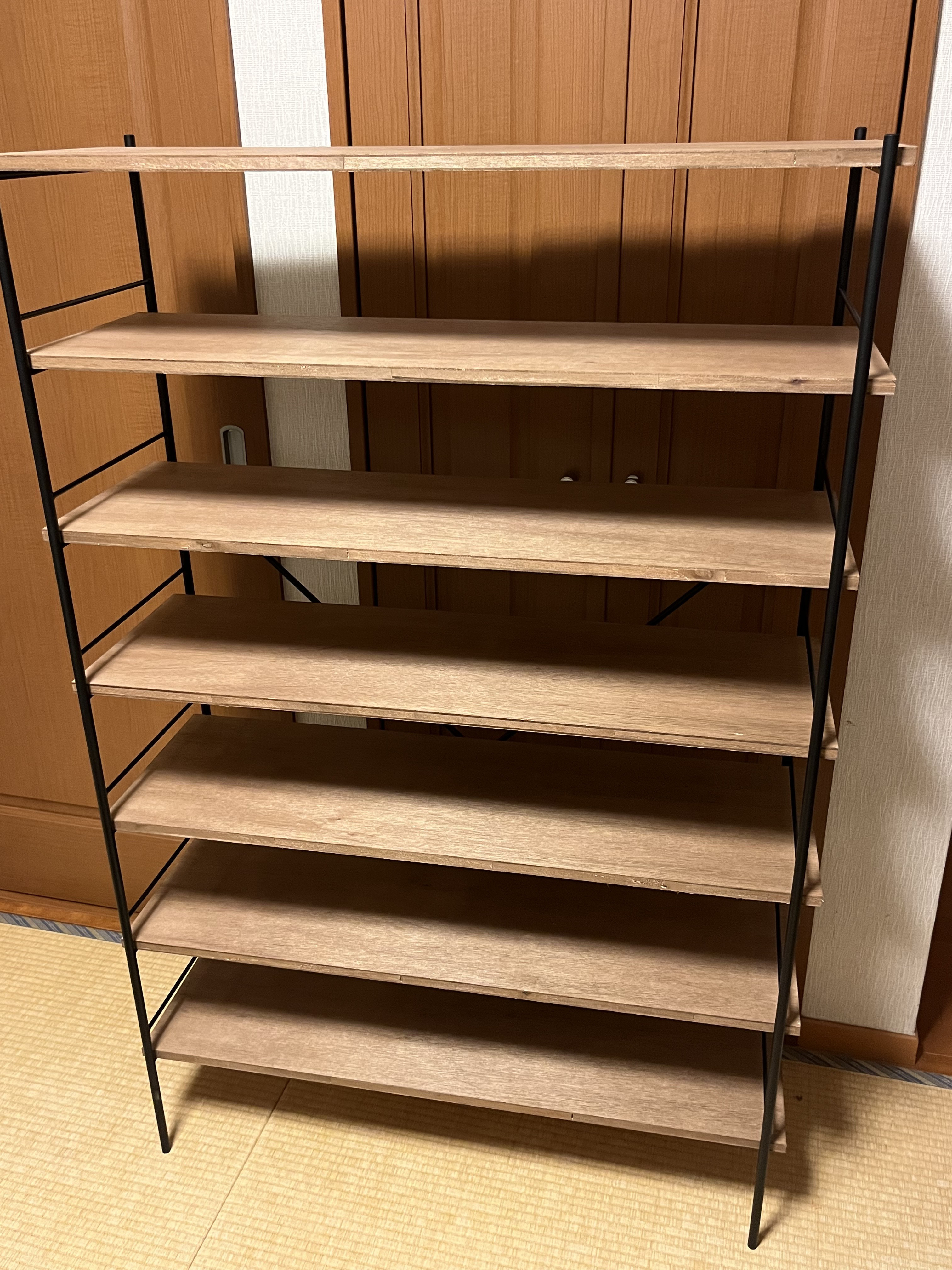 新サイズ‼️棚、シェルフ、シューズラック8段(3足×8段24足用) 新サイズ‼️棚、シェルフ、シューズラック8段(3足×8段24足用