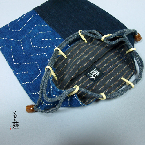 専用まとめ商品。刺し子　絣　古布　パッチワークハンドメイド巾着 専用まとめ商品。刺し子 絣 古布 パッチワークハンドメイド巾着