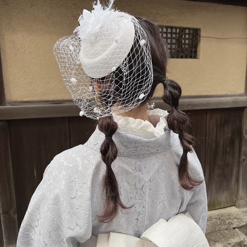 ヘッドドレス カクテルハット トーク帽 トークハット着物 振り袖 ヘッドドレス カクテルハット トーク帽 トークハット着物 振り袖