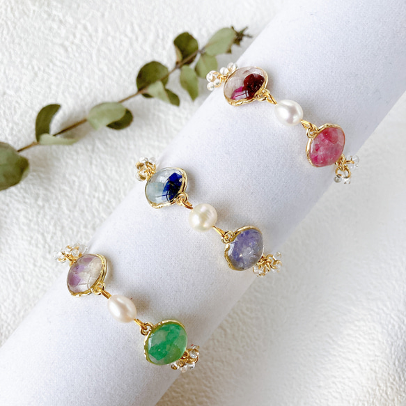 なつ様確認用ページラブラドライトブレスレット2番3番