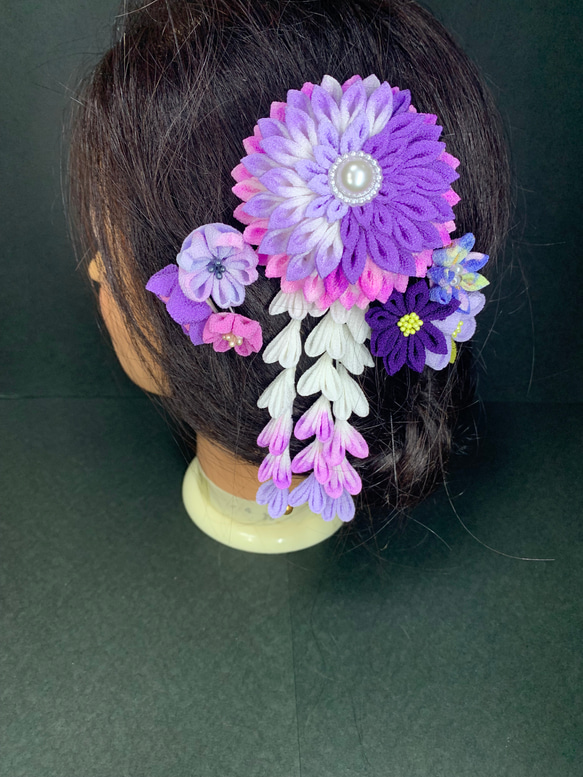 髪飾り つまみ細工 その他素材 つまみ 髪飾り屋 通販 15285115