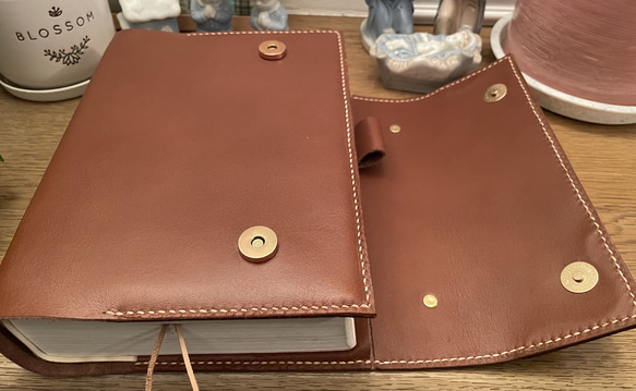 ハンドメイド本革聖書カバー『受注見本』