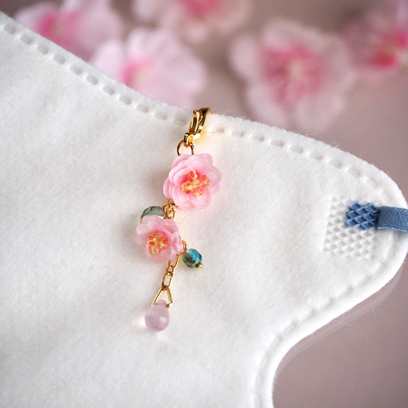 ❤︎179❤️ うさぎ パール マグネット マスクチャーム マスク