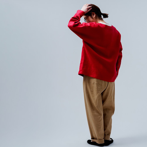 wafu】リネン シャツジャケット 技に心酔するプレミアムリネンJK