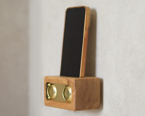 【廃盤品】未使用　ダルトン　スマホスタンド　真鍮　スピーカー DULTON ONLINE SHOP | GLASS SOUND EXPANDER: インテリア雑貨