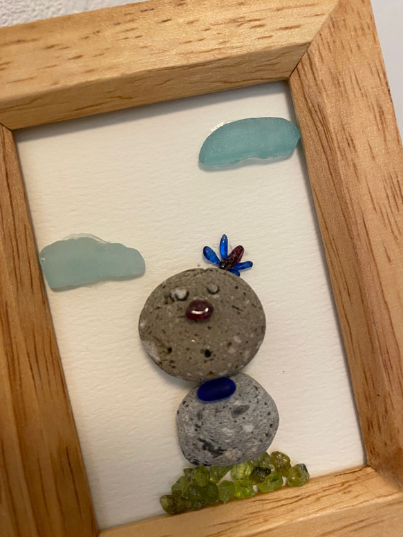 WOL.S シーグラスアート お地蔵さん その他インテリア雑貨 WOL.S