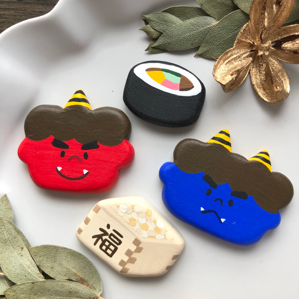 受注制作☆節分セットマグネット マグネット Curumo 通販 15286047