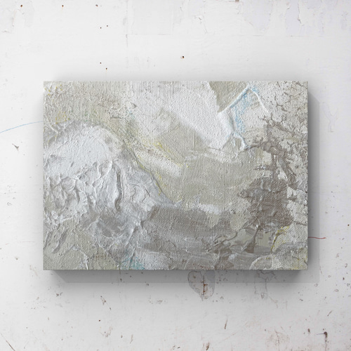 銀のほとり/テクスチャーアート/抽象画 絵画 memerapo 通販