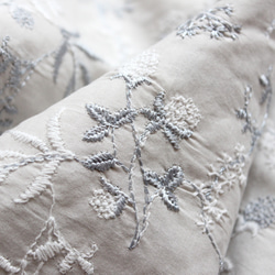 ◇レース半襟・半衿【千日紅】gray 6枚目の画像