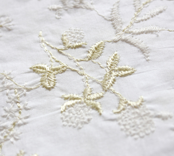 ◇レース半襟・半衿【千日紅】ivory 3枚目の画像