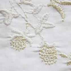 ◇レース半襟・半衿【千日紅】ivory 4枚目の画像