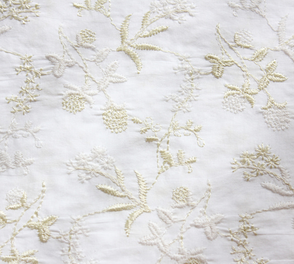 ◇レース半襟・半衿【千日紅】ivory 5枚目の画像