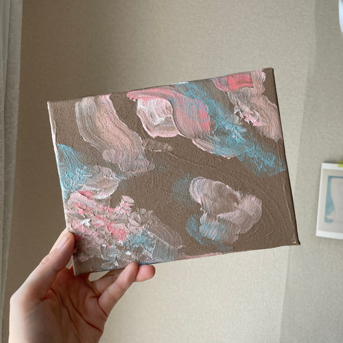 抽象画　茶色　絵画　アート作品 26ccc904a84bcf74b6bcb640493401