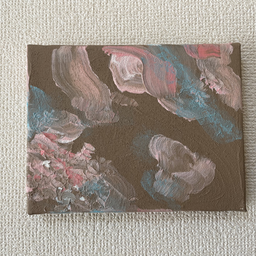 おいしそうなもやもや テクスチャーアート 抽象画 原画 絵画 memerapo