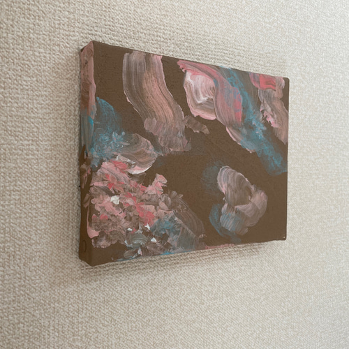 おいしそうなもやもや テクスチャーアート 抽象画 原画 絵画 memerapo