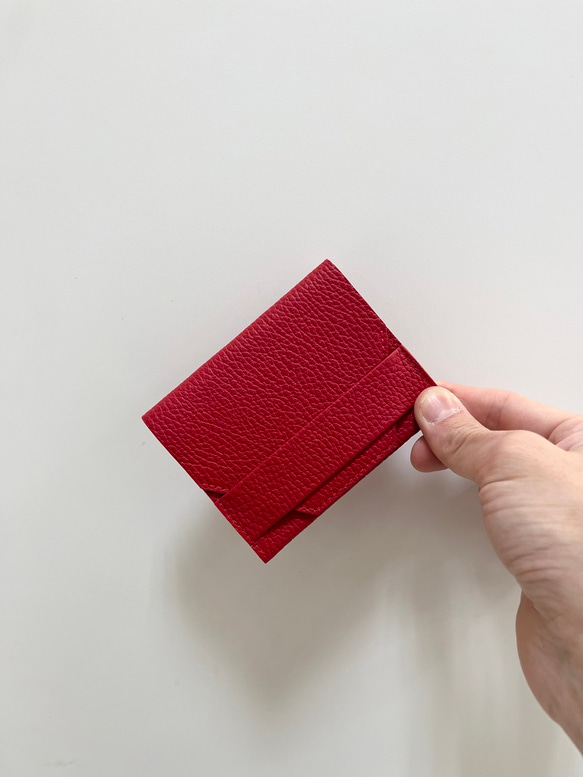 small wallet【シボ革】 1枚目の画像