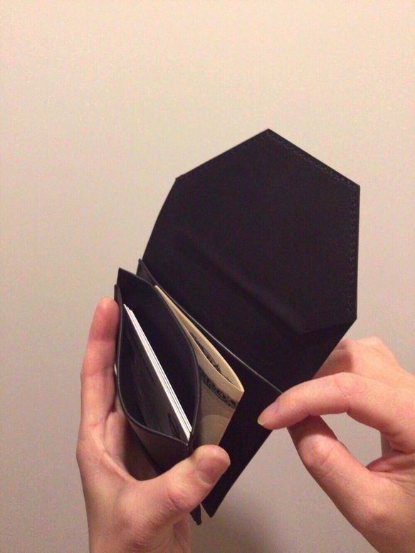 small wallet【シボ革】 3枚目の画像