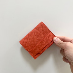 small wallet【シボ革】 1枚目の画像