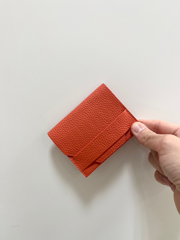 small wallet【シボ革】 1枚目の画像