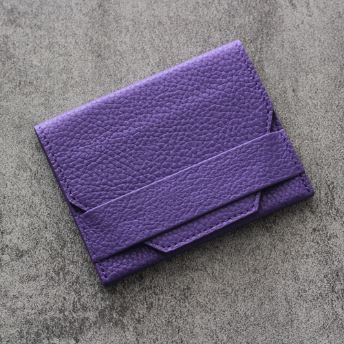 small wallet【シボ革】 三つ折り財布 chi.wata 通販｜Creema(クリーマ  