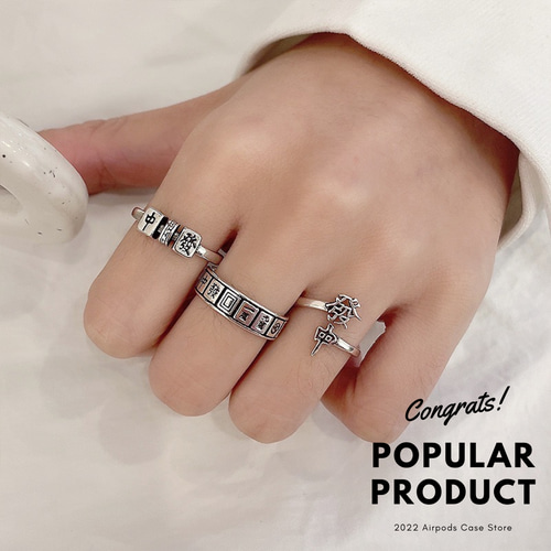 麻雀牌シルバーリング 指輪・リング ACS 通販 15286712｜Creema(クリーマ)