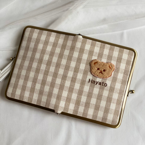 familiar 母子手帳ケース クマ刺繍 - メルカリ
