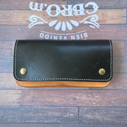 トラッカーウォレット　国産ヌメ革　長財布 トラッカーズウォレット ／ トラッカーウォレット 長財布 革 本