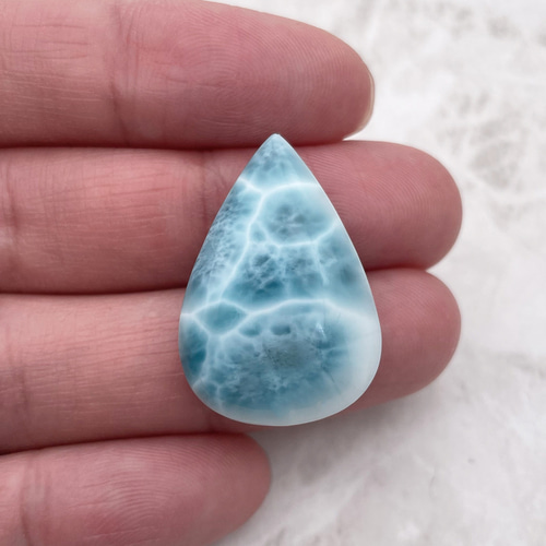 G-73『高品質』ラリマー ルース 雫型