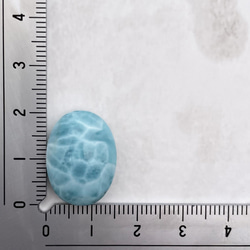 大粒 ラリマー ルース オーバル 楕円 21mm*15mm 天然石 ブルー系 青 水色 5枚目の画像