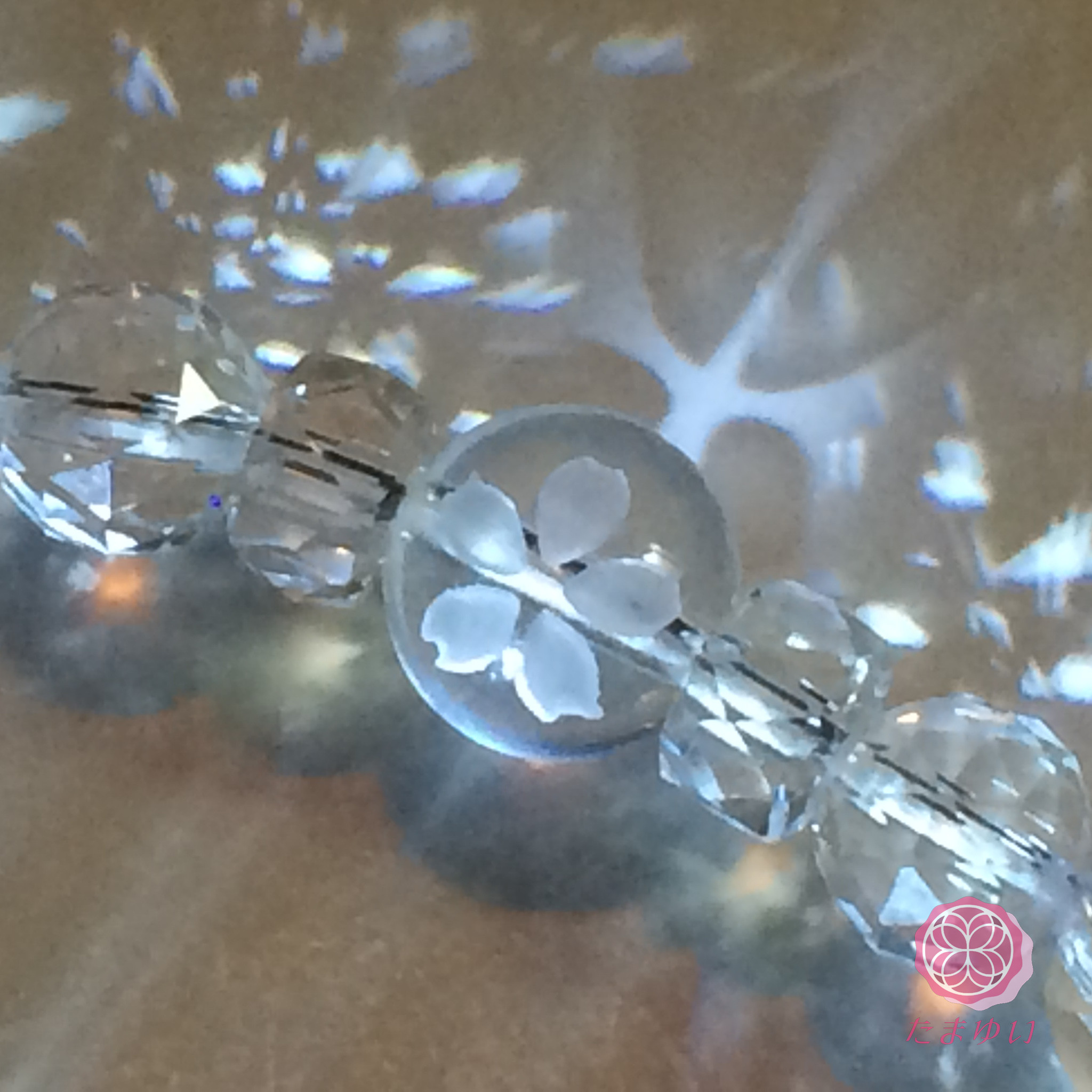 神様を味方につける～魂結いブレス虹をわたる ピンクトルマリン カイヤナイト ペリドット グリーンアメジスト タンザナイト