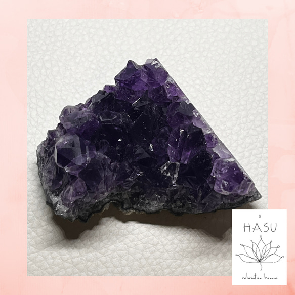 眠れない方へオススメ。アメジストクラスター原石【ウルグアイ産】54g送料込み 1枚目の画像