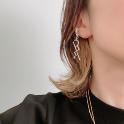 【Silver925】Scribble ear cuff 7枚目の画像