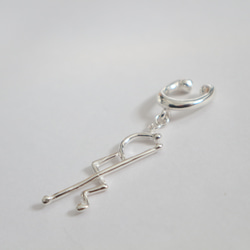 【Silver925】Scribble ear cuff 4枚目の画像