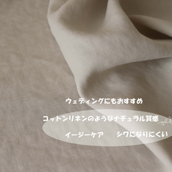 NO.16【文化学園ソアロンコンテスト採用生地】綾織りのトリアセテート「綿麻調素材」 BEIGE 1枚目の画像