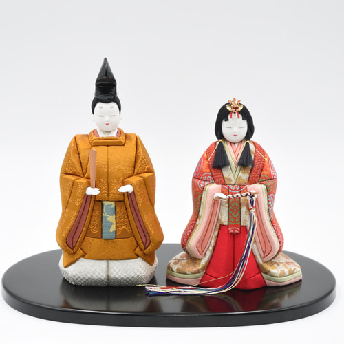 木目込み人形 雛人形 【陽光雛】（黄櫨染） ひな人形・雛飾り 有松人形