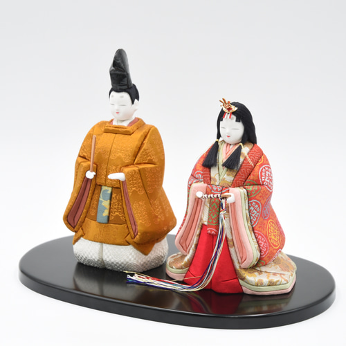 木目込み人形 雛人形 【陽光雛】（黄櫨染） ひな人形・雛飾り 有松人形