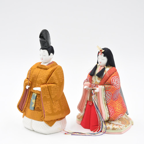 木目込み人形 雛人形 【陽光雛】（黄櫨染） ひな人形・雛飾り 有松人形