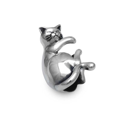 猫 イヤーカフ 片耳/右耳用/シルバー925/シルバーアクセサリー/猫グッズ/イヤーカフ シルバー/snd111 2枚目の画像