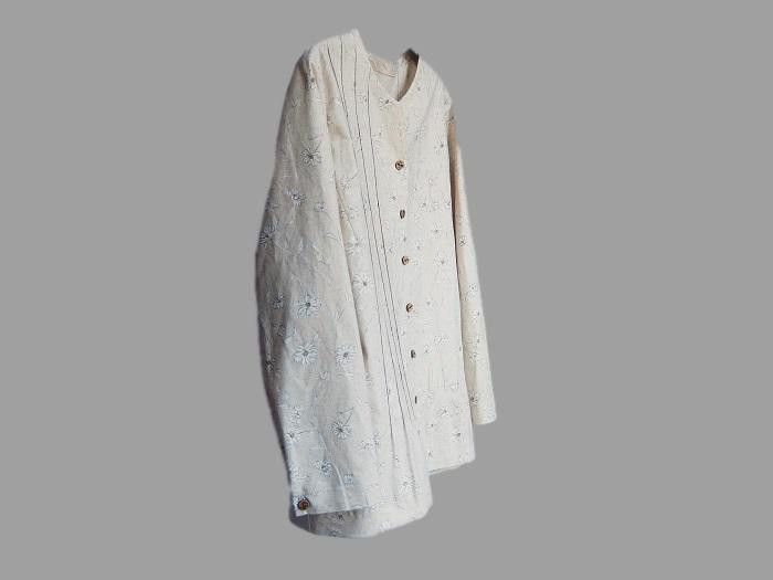 ～Seriesブラウス…綿麻シーチング・マーガレット～