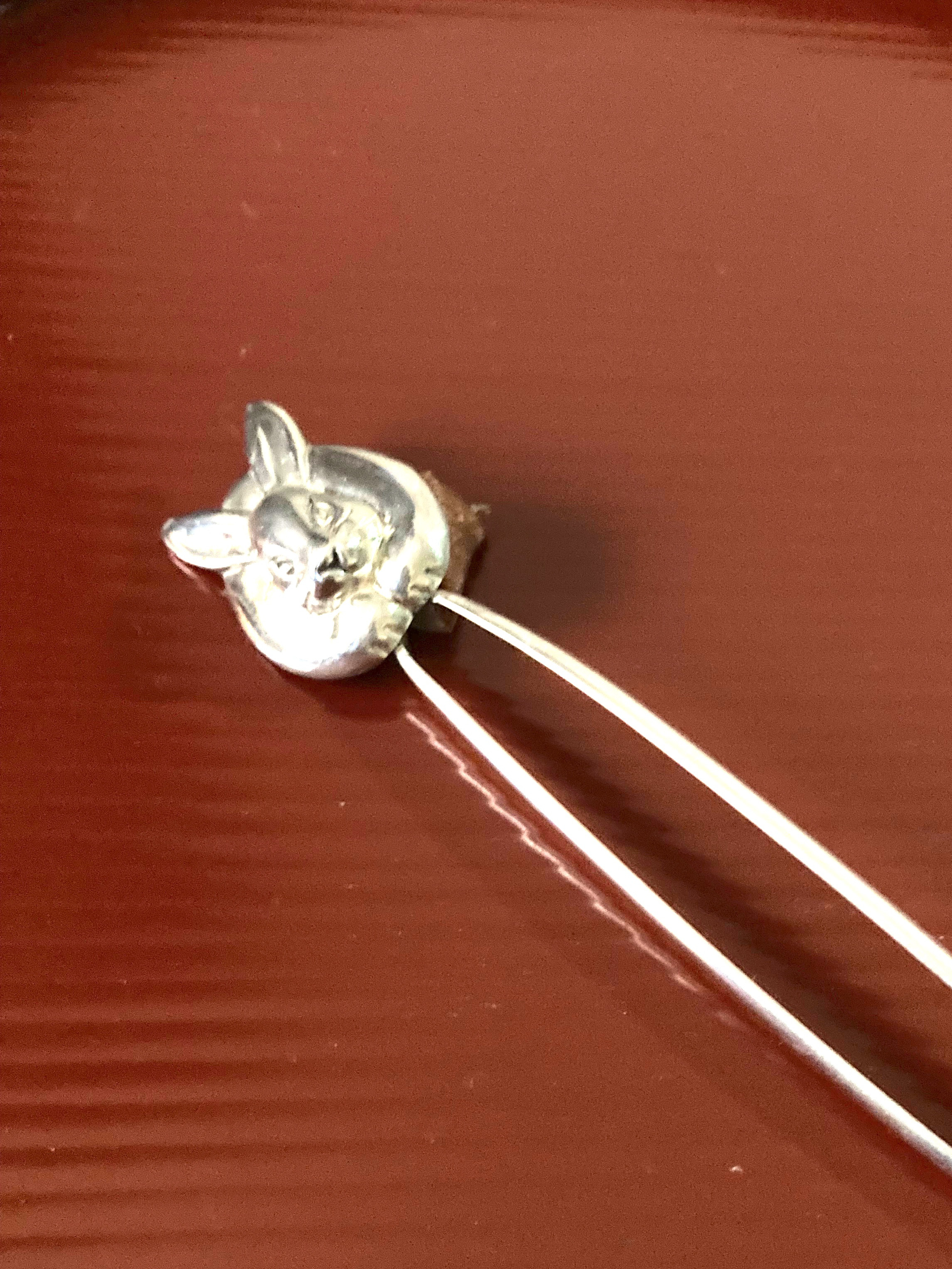 銀のかんざし　うさぎ 9,360円