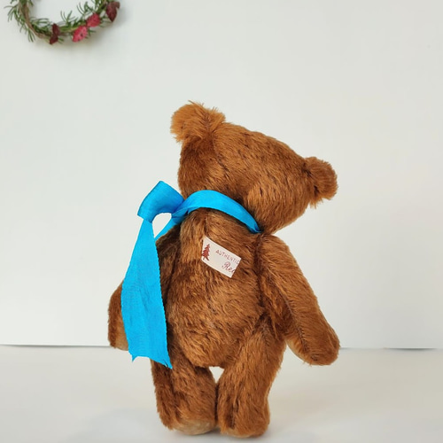 テディベア　新品✨ドイツ　シュタイフ　青い瞳　ぬいぐるみ 青い瞳のテディベア ココナッツブラウン 20cm ぬいぐるみ