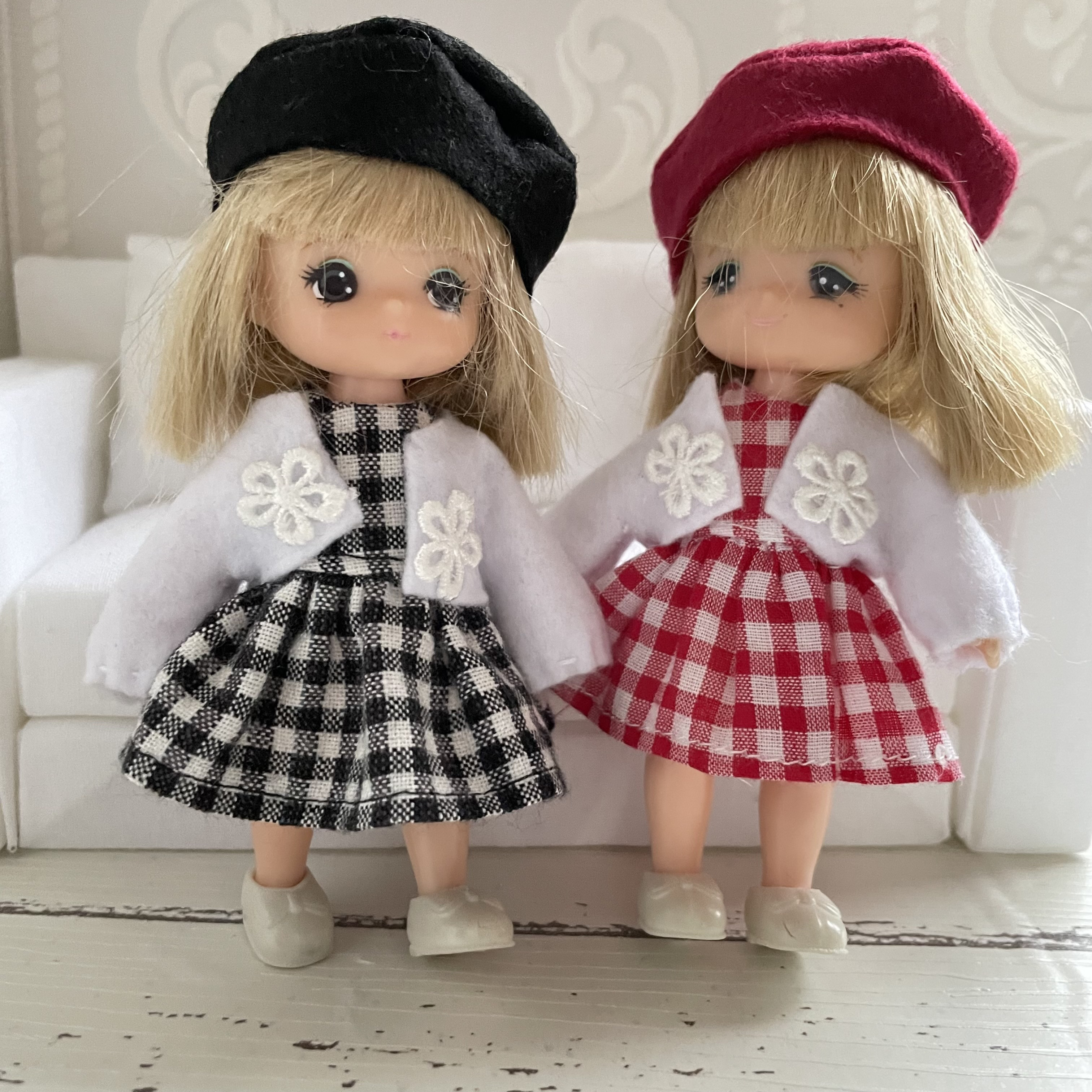 ミキちゃんマキちゃん 服 3点セット ハンドメイド 196