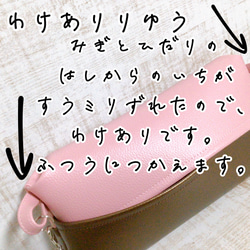 ローズピンク×ブロンズ バッグみたいな ソフトパック ティッシュケース マスクケース フェイクレザー キッチンペーパー 2枚目の画像