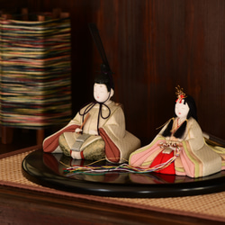 【再販！】　雛人形　木目込み人形　ひな祭り　お雛様　　ひな人形　雛飾り　伝統工芸　かわいい 2枚目の画像