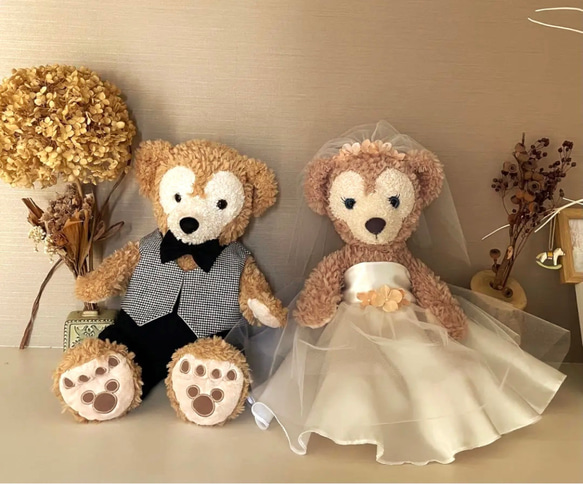 ダッフィー シェリーメイ ウエディング コスチューム 結婚式 衣装 ウェルカム 1枚目の画像