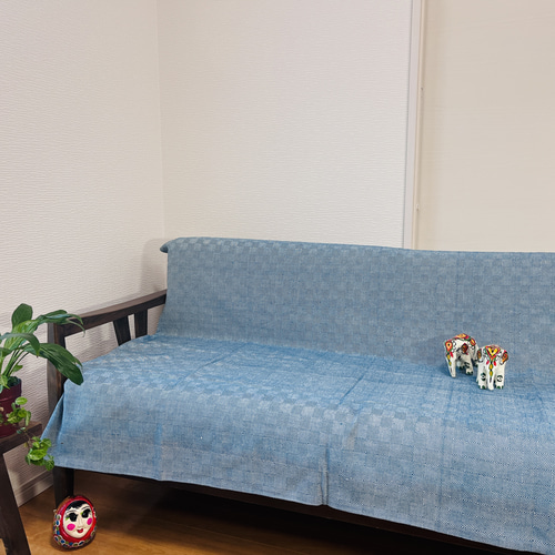 マルチカバー ダイアモンド【ターコイズブルー】 カーペット・絨毯