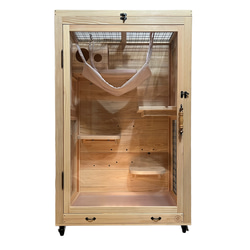 130cm ×45cm 大型ケージ 木製ケージ 爬虫類ケージ ハウス・小屋
