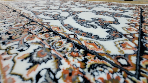 ペルシャ絨毯 ウール イラン製 50×84 cm (数量限定) (約 1.5 キログラム) 4枚目の画像
