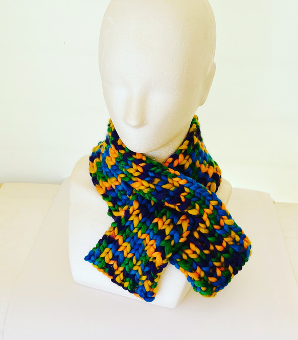 一巻きマフラー スリット入り マフラー K-UNITT(ｹｲ・ﾕﾆｯﾄ） 通販  