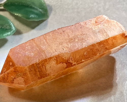 蜜柑の水晶 ✨タンジェリンクォーツ ポイント ラフストーン 原石
